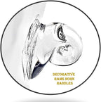 Chelsea Mouth Blown European Champagne or Wine Cooler H9 in.-LH602