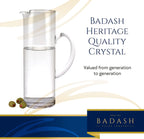 Celebrate Mouth Blown Glass Ice Tea, Martini or Water Pitcher H11.5" - 54 oz.-S430