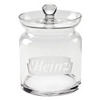 Aladdin 5.5" Mouth Blown Lead Free Crystal Biscuit or Candy Jar - AF503