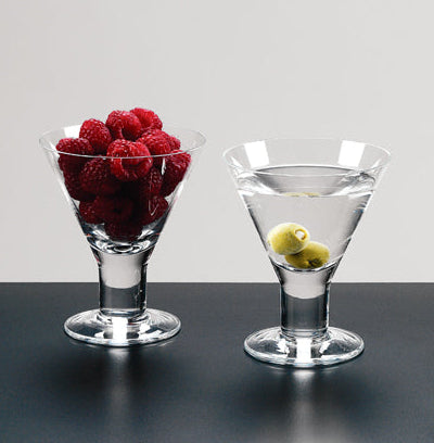 Caprice Mouth Blown Set of 4 Martini or Dessert Servers - 6 Oz H4.5 - AF512
