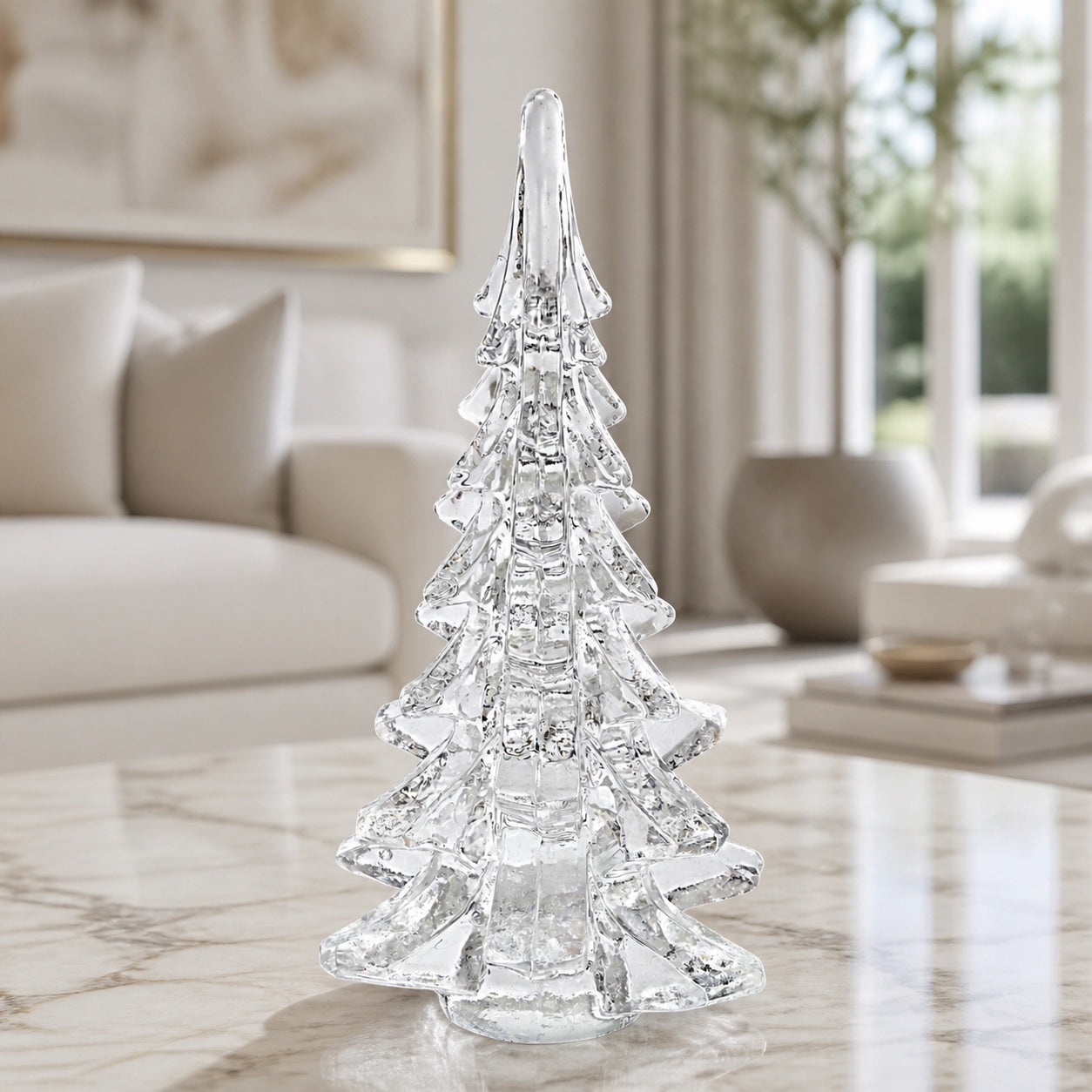 Art Glass 9.25" Christmas Tree - GW598