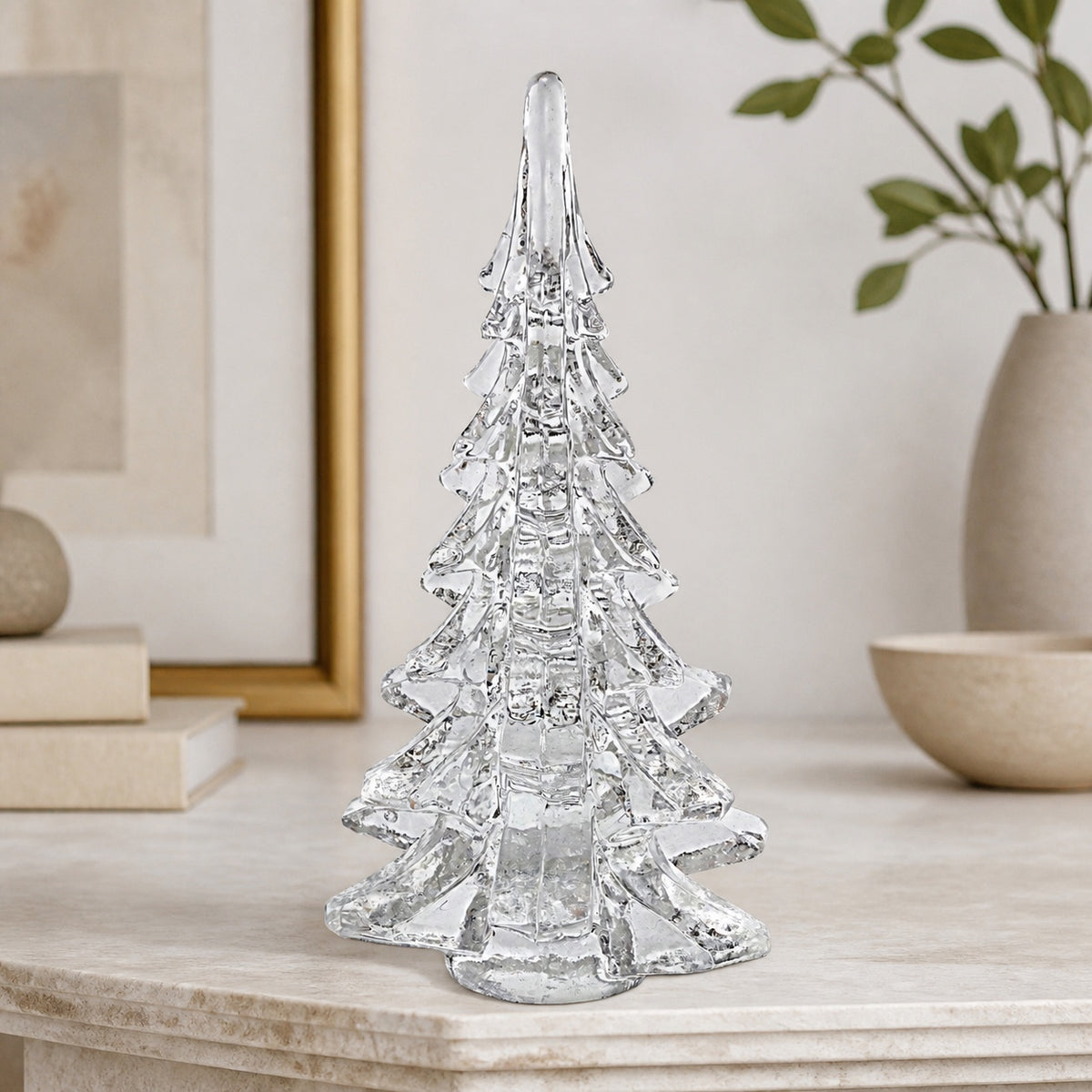 Art Glass 11" Christmas Tree - GW608