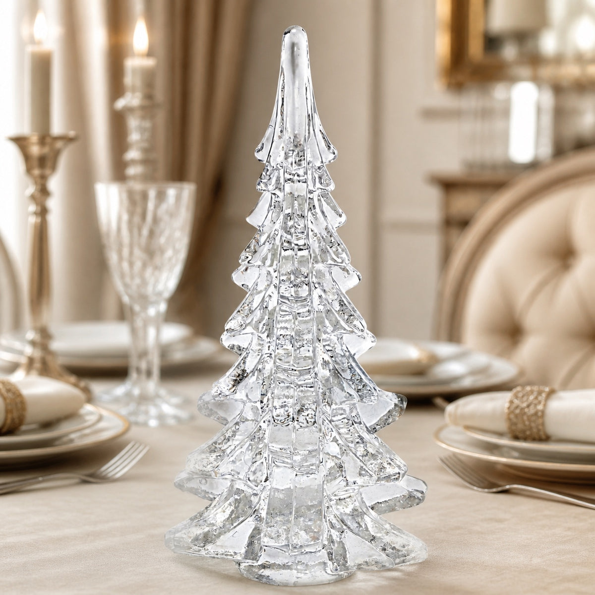 Art Glass 11" Christmas Tree - GW608