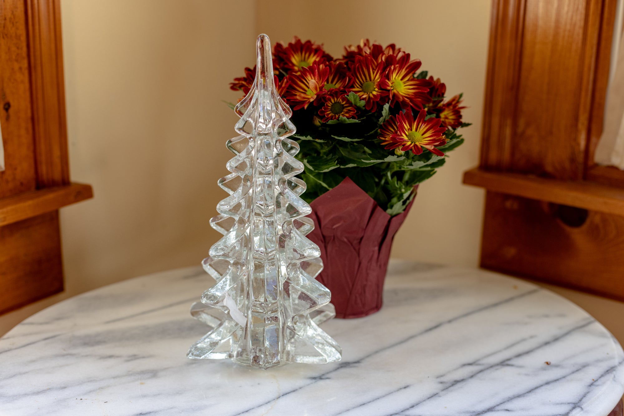 Art Glass 11" Christmas Tree - GW608