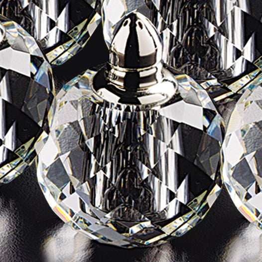 Handmade Lead Free Crystal Zendra Individual Salt and Peppers -2"- Gift Boxed 6 Pc Set-H157