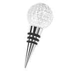 Crystal Golf Ball Bottle Stopper - H-258