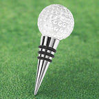 Crystal Golf Ball Bottle Stopper - H-258
