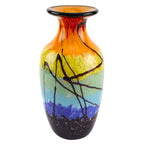 Allura Murano Style Art Glass Urn Shape 10.5" Decorative Vase - J588