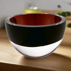 Penelope 6" Bowl in Chocolate Brown Mouth Blown European Lead Free Crystal-K2018