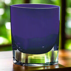 Samantha Lite Cobalt European Mouth Blown 8" Cased Glass Vase-K2029