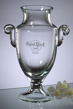 Champion European Mouth Blown Crystal 12" Trophy Vase - K2051