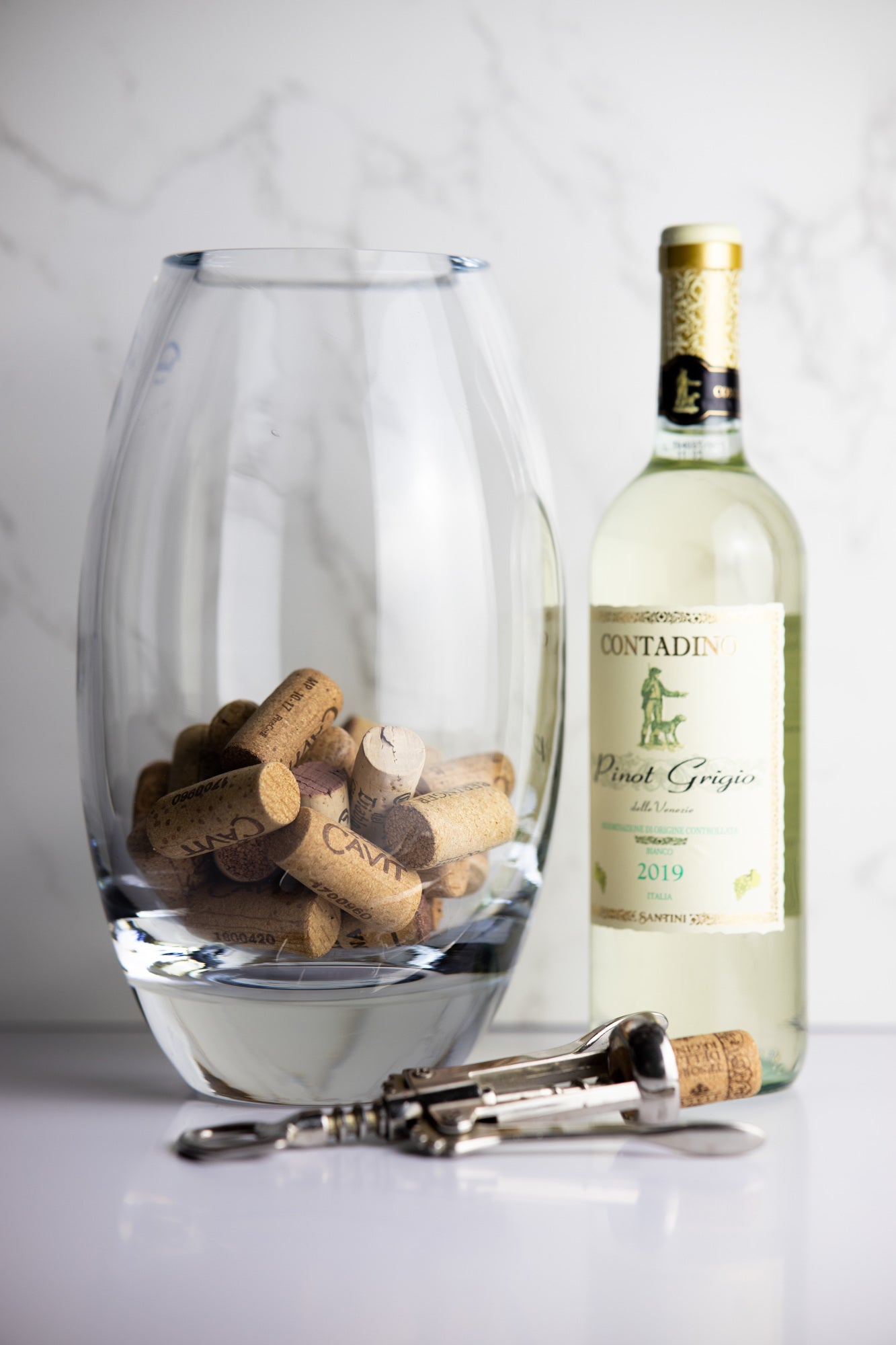 Radiant European Mouth Blown Crystal 9" Vase - The Bomb!-K2091