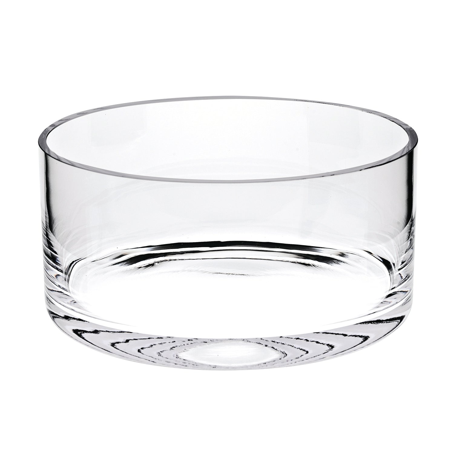 Manhattan European Mouth Blown Lead Free Crystal 10" Bowl-K807
