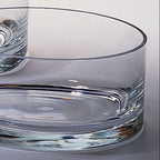 Manhattan European Mouth Blown Lead Free Crystal 10" Bowl-K807