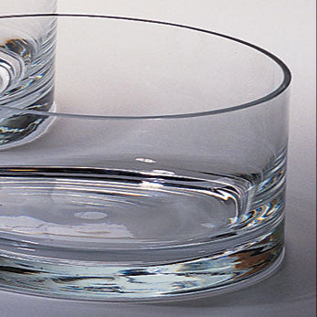 Manhattan European Mouth Blown Lead Free Crystal 10" Bowl-K807