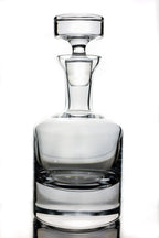 Como European Mouth Blown Lead Free Crystal Decanter 10.5 in 28 oz.- K824