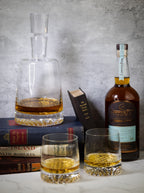 Park Avenue 4pc Rocks Glass Set - European Mouth Blown Lead Free Crystal  -K832