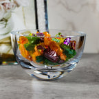 Penelope European Mouth Blown Lead Free Crystal 6 in. Bowl-K855