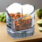 Romance European Mouth Blown Heart Bowl or Votive D5.5 x h5.5-K881