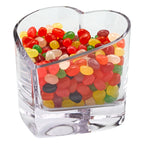 Romance European Mouth Blown Heart Bowl or Votive D5.5 x h5.5-K881