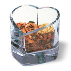 Romance European Mouth Blown Heart Bowl or Votive D5.5 x h5.5-K881