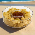 Manhattan European Mouth Blown Crystal Chip N Dip 11"-K902