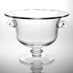 Champion European Mouth Blown Crystal 11" Trophy, Centerpiece, Fruit or Punch Bowl - K918