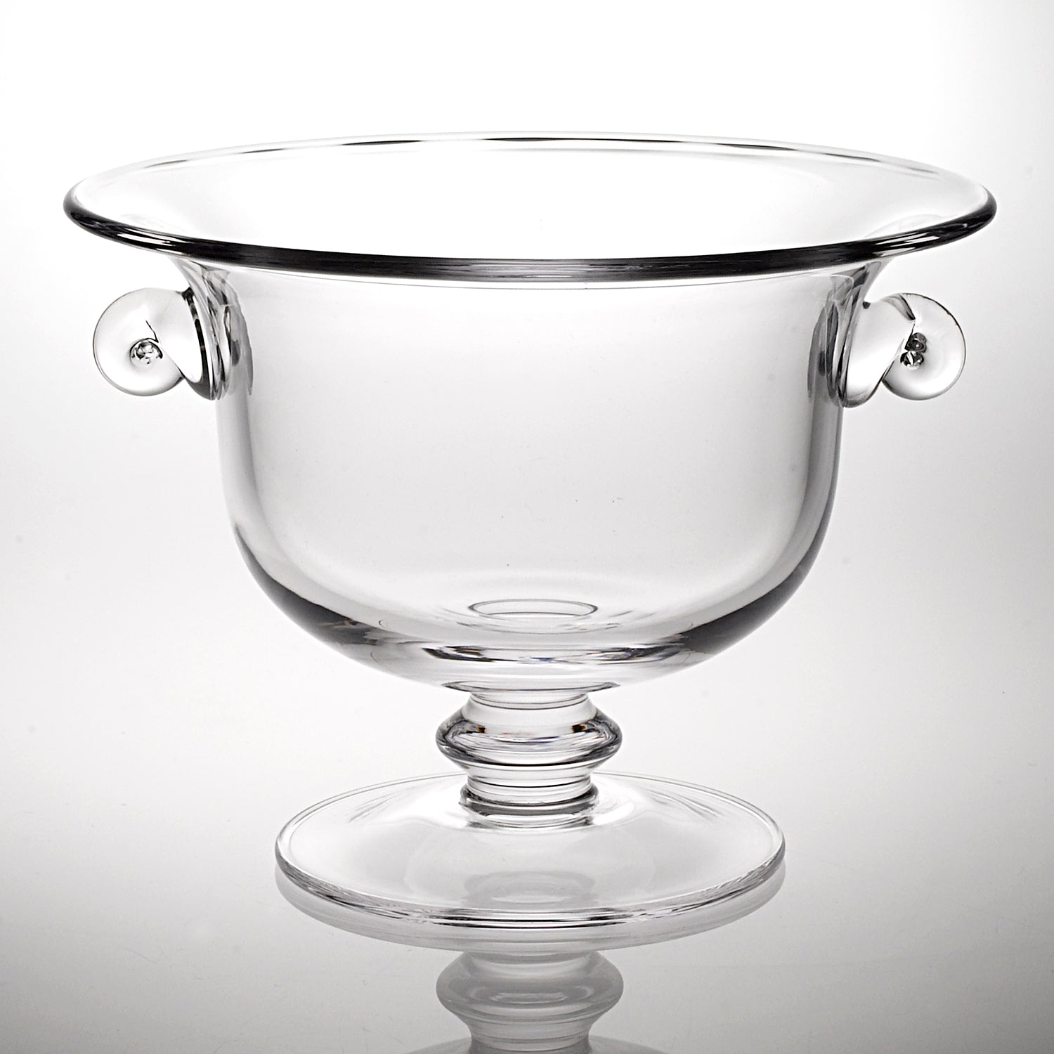 Champion European Mouth Blown Crystal 11" Trophy, Centerpiece, Fruit or Punch Bowl - K918