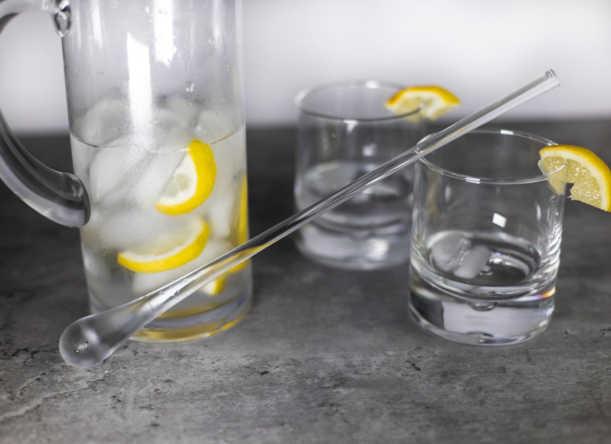 Mouth Blown Lead Free Crystal 12" Martini Stirrer-K923