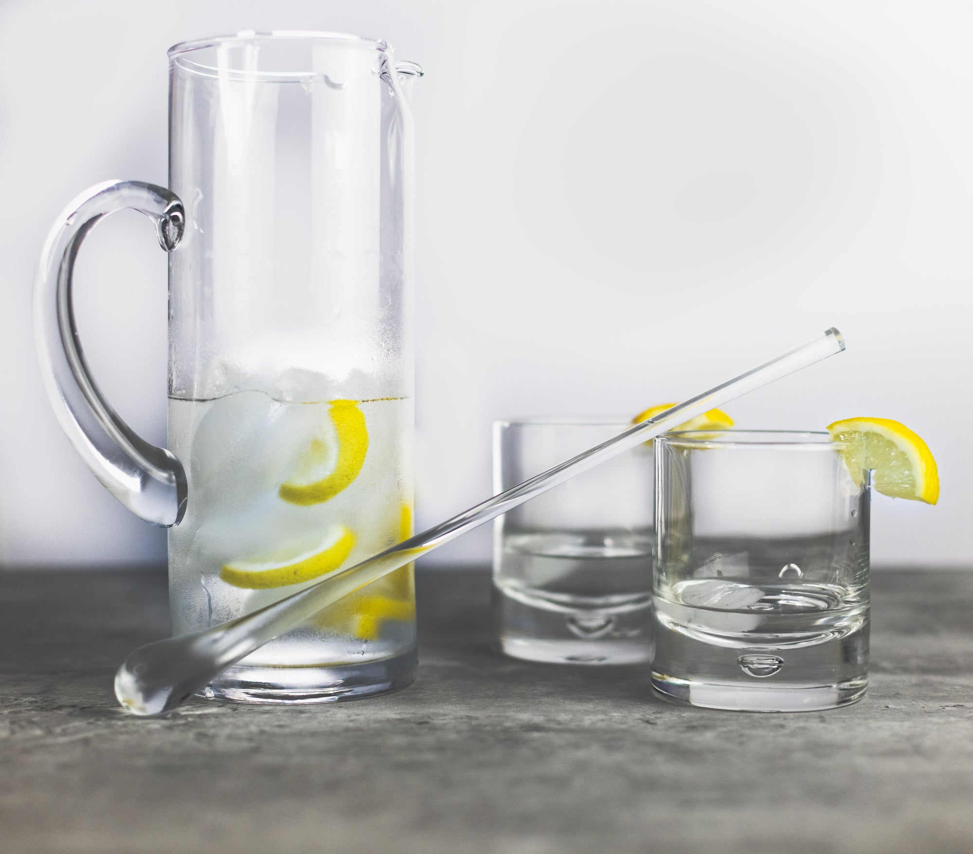 Mouth Blown Lead Free Crystal 12" Martini Stirrer- AF23