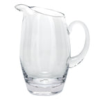 The Classic European Mouth Blown "Barrel" Water, Juice or Iced Tea Pitcher 54 Oz -H9-K960