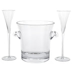 Chelsea Mouth Blown European Champagne or Wine Cooler H9 in.-LH602