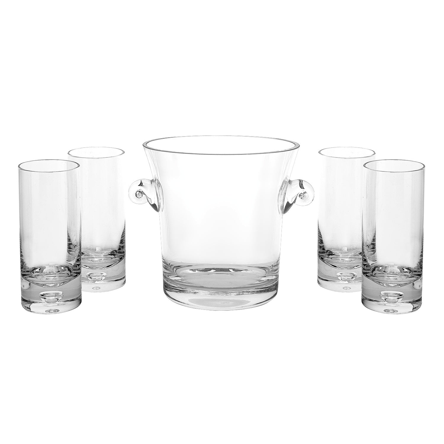 Chelsea Mouth Blown European Champagne or Wine Cooler H9 in.-LH602