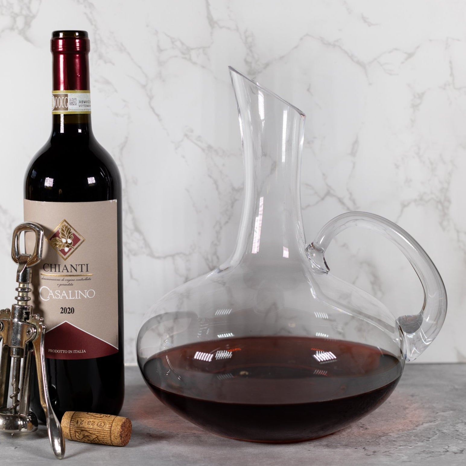 Cosmo Lead Free Crystal Wine Carafe 32 oz.- H9 - S733