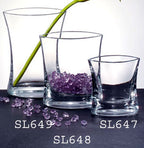 Riviera European Mouth Blown Medium Pocket Vase 6.5-SL648