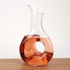 Eternity 10.5" Carafe Mouth Blown Lead Free Crystal 36 Oz.-SL8