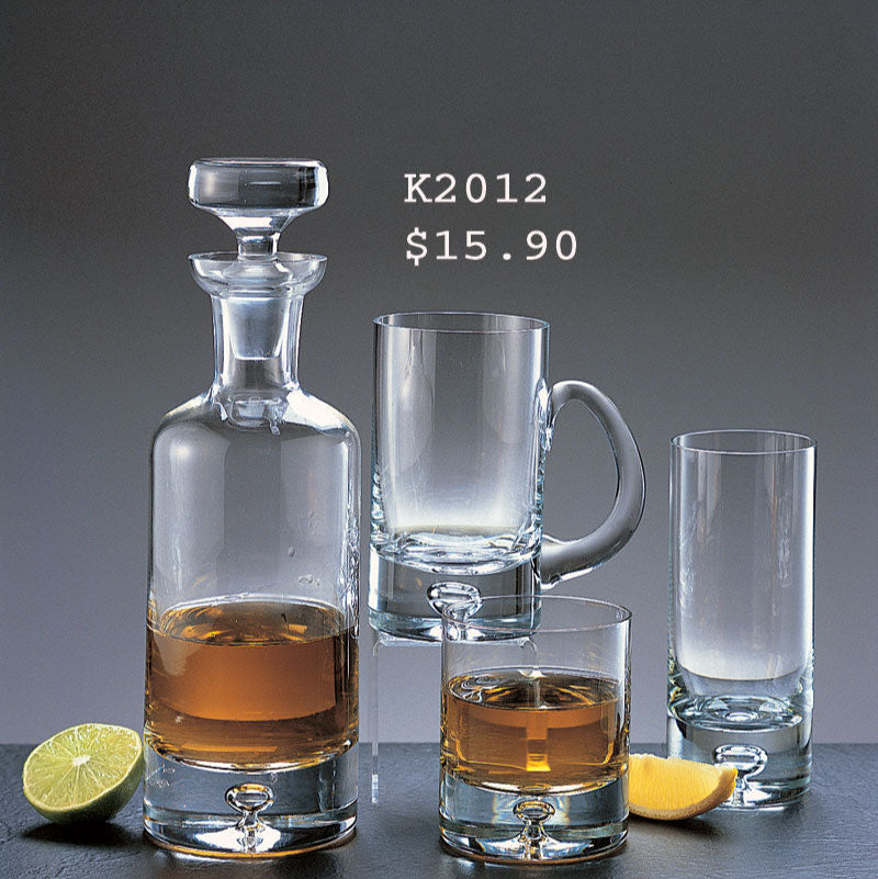 Galaxy Mouth Blown Lead Free Crystal Hiball Glass -13oz - 4 pc Set-SR738