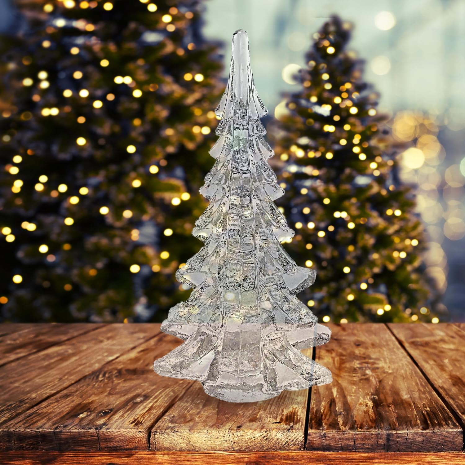 Art Glass 9.25" Christmas Tree - GW598