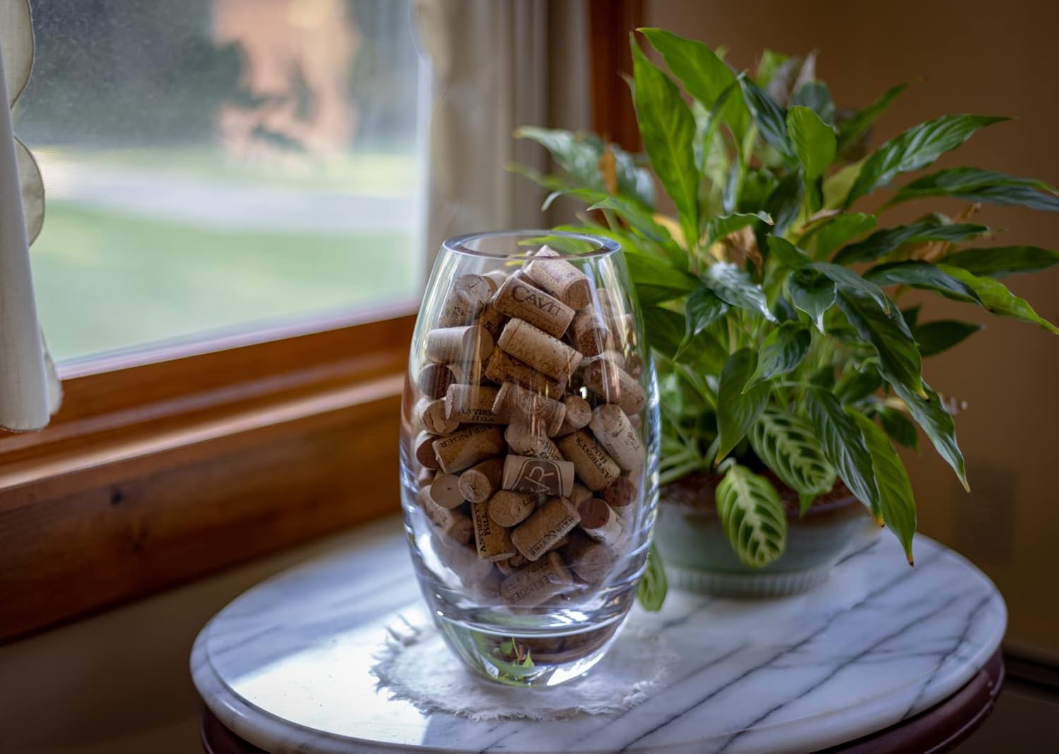 Radiant European Mouth Blown Crystal 9" Vase - The Bomb!-K2091