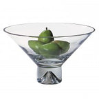 Monaco Pedestal Mouth Blown European Lead Free Crystal Centerpiece or Fruit Bowl -K978