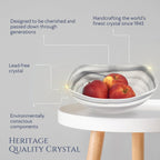 Grey Alabaster Glass 10" Squarish Salad or Serving Bowl-P272