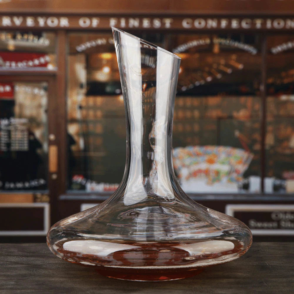 Milano Lead Free Crystal Wine Carafe 32 oz.- H9-S438