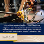 Galaxy 4 pc set Rocks Glass - Old Fashioned  Lead Free Crystal Scotch Glass - 8 Oz-SR737