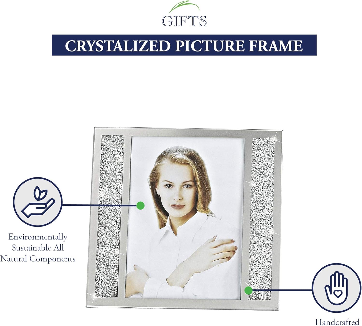 Lucerne Crystalized Picture Frame 8x10-SU385