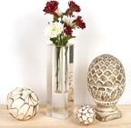 Donovan Handcrafted Square 10" Optical Crystal Vase-YD200