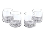 Park Avenue European Mouth Blown Lead Free Crystal Park Avenue Whiskey Set 4 Pc Rocks or DOF Set