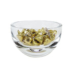 Penelope European Mouth Blown Lead Free Crystal 6 in. Bowl