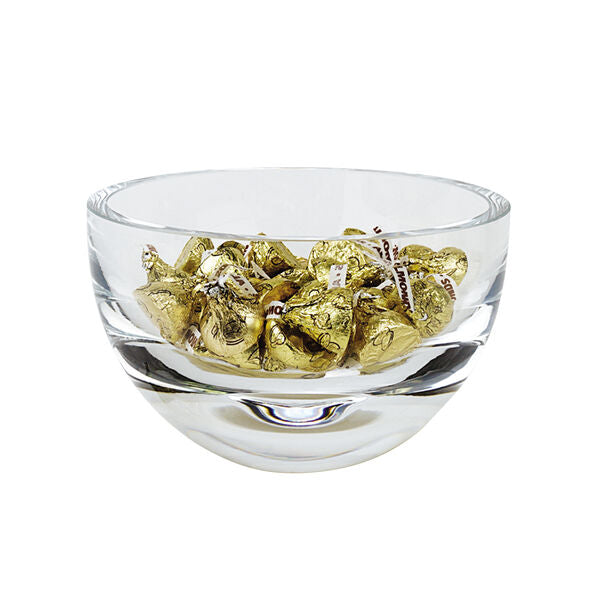 Penelope European Mouth Blown Lead Free Crystal 6 in. Bowl