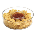 Manhattan European Mouth Blown Crystal Chip N Dip 11".