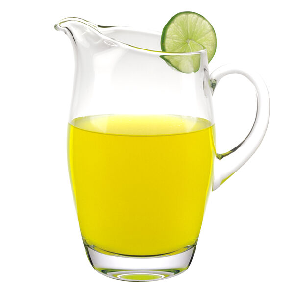 The Classic European Mouth Blown "Barrel" Water, Juice or Iced Tea Pitcher 54 Oz -H9